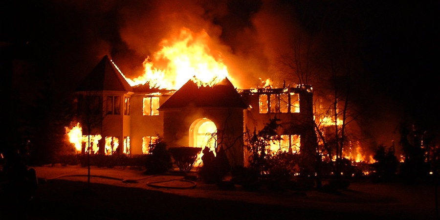 rape victim on fire