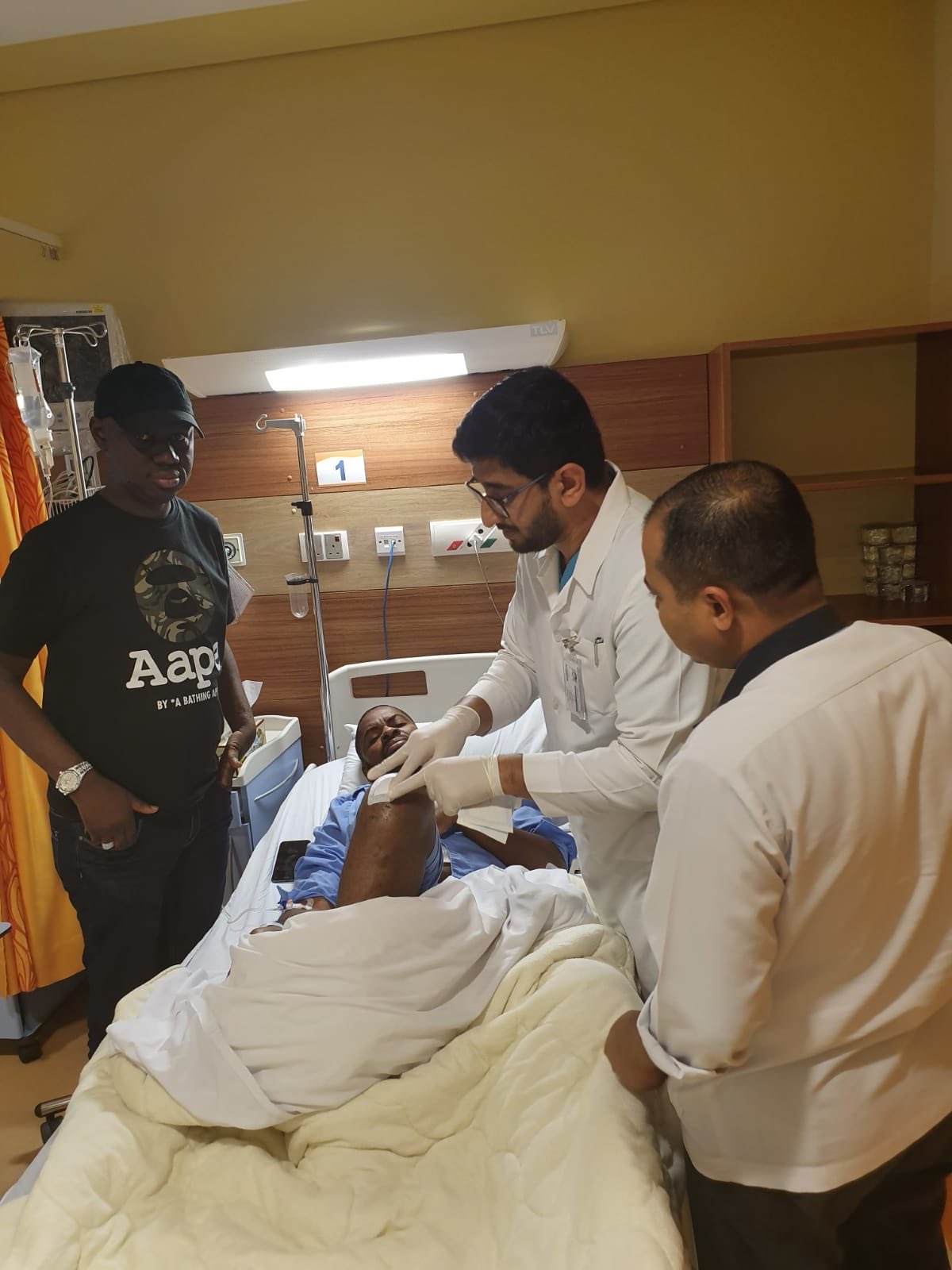 Adeyanju in hospital