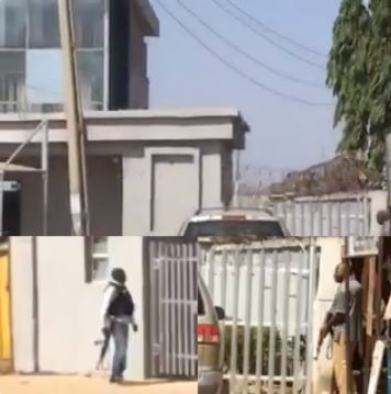 Scene of the robbery incident