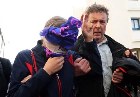 Woman who falsely claimed rape (left)