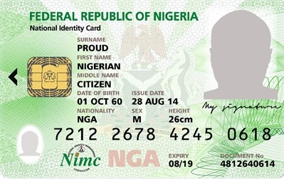 Identity card number