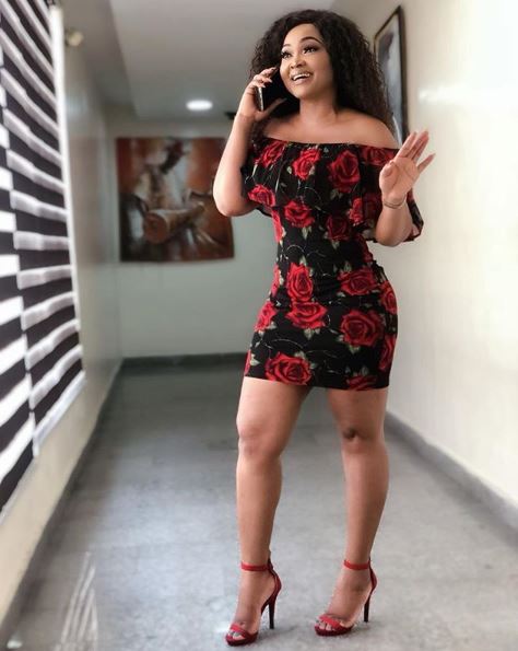 Mercy Aigbe Steps Out In Skimpy Chic Dress