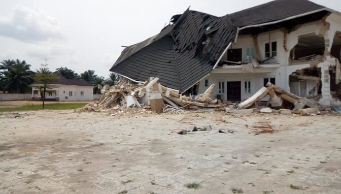 Politician Cries Out After His Mansion Was Demolished Few Weeks To Election