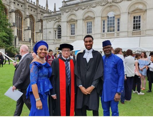 Brilliant Nigerian Emerges Best Graduating Student In His Class From Cambridge University, London 