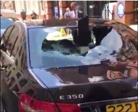 Frustrated Nigerian Man In London Destroys 5 Embassy Cars 