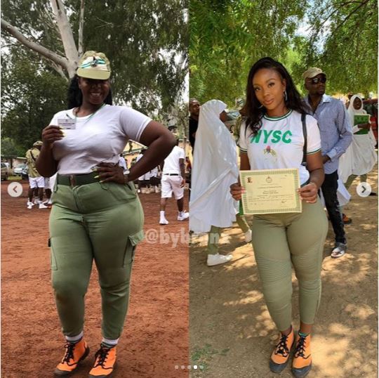 Body Transformation of How a Lady Started NYSC vs How She Ended