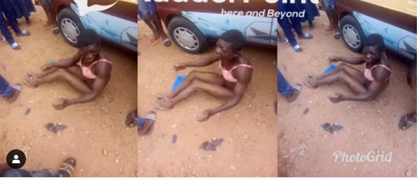 Man Disgraced After He Was Caught Stealing Pants And Bra In Oyo State