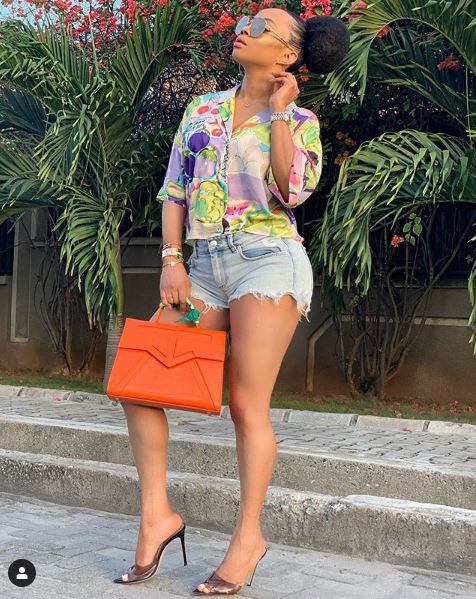 OAP Toke Makinwa Rocks Sexy Bump-shorts In New Pictures