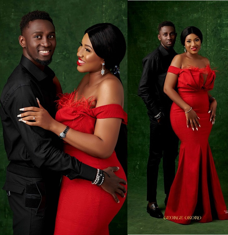 Pre-wedding Photos Of Super Eagles Star, Wilfred Ndidi And His Lover, Dinma
