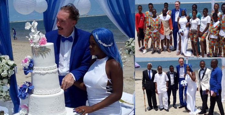 Photos Of 21-year-old Nigerian Woman Getting Married To A White Man In Lagos 