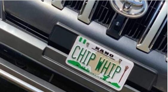 The controversial plate number