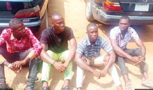 The suspected human traffickers and cultists