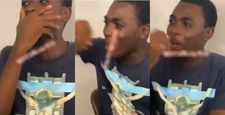 Crying man