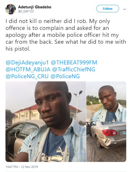 Adetunji Gbadebo shared the photos on Twitter