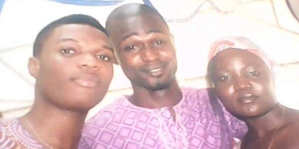 A young Wizkid and his alleged friend