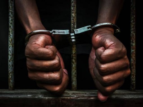 File photo: Man in handcuff