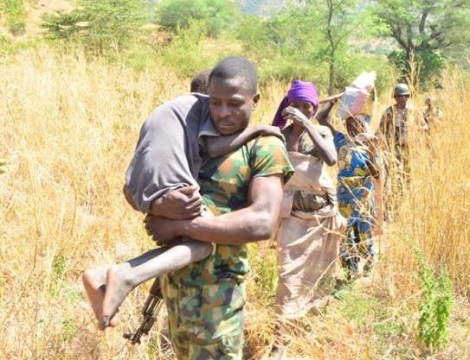 Army troops rescue captives from boko haram in Borno