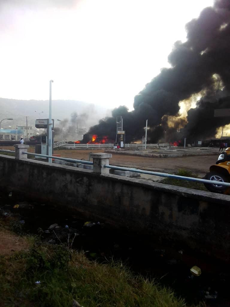 petrol tanker explode in Kogi