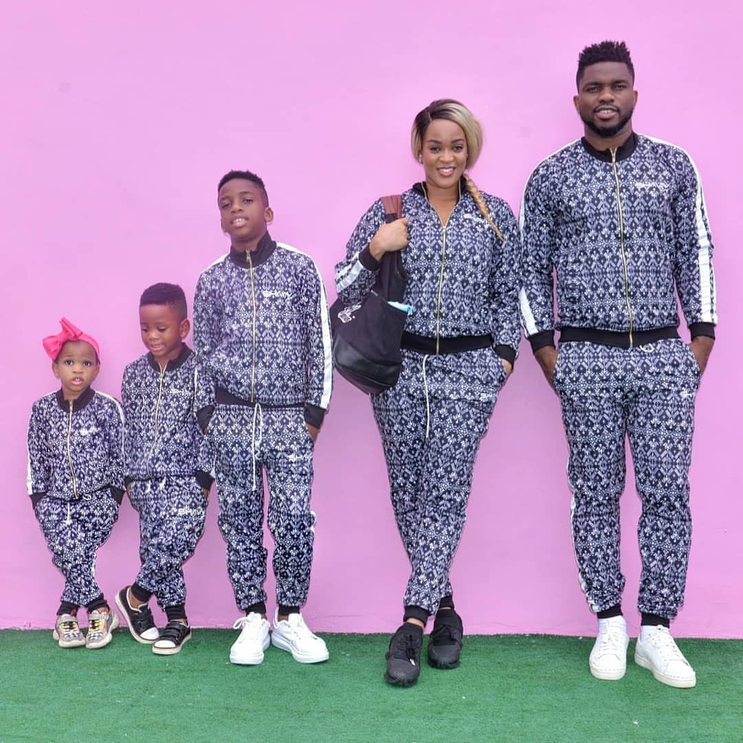 Joseph Yobo and family