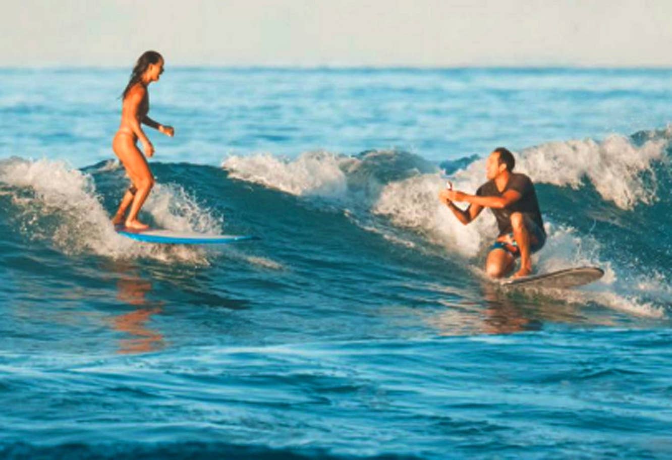 proposal while surfing