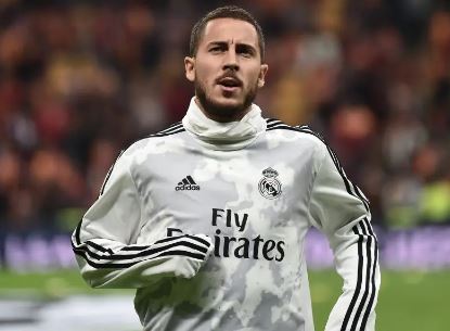 Real Madrid forward, Eden Hazard,