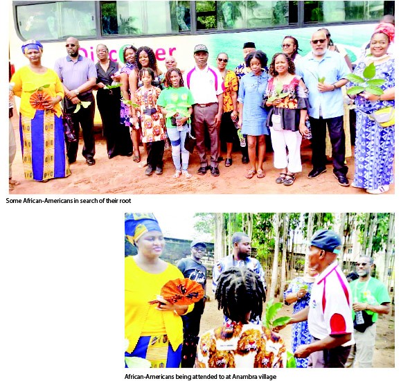 The African-Americans traced their roots to Anambra