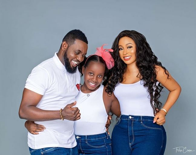 AY, his wife, Mabel and their daughter