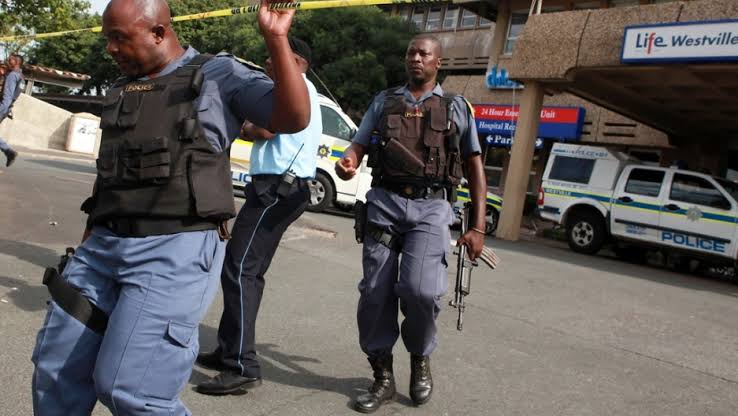 South African police