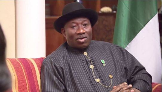 Former president Goodluck Jonathan