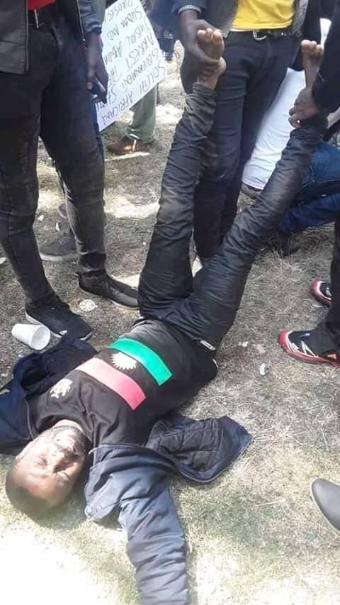 IPOB member shot by police in South Africa