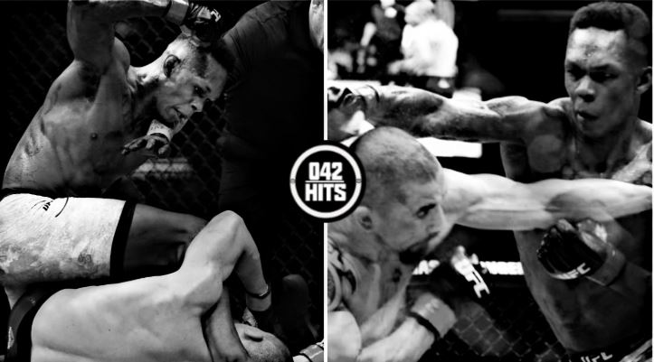 Israel Adesanya and Robert Whittaker