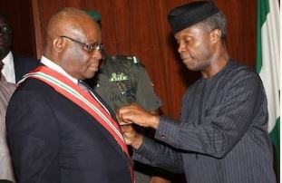 Walter Onnoghen, Yemi Osinbajo