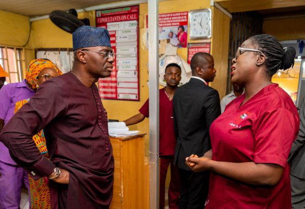 Sanwo-Olu visits General Hospital