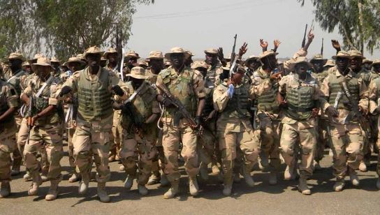 Nigerian troops