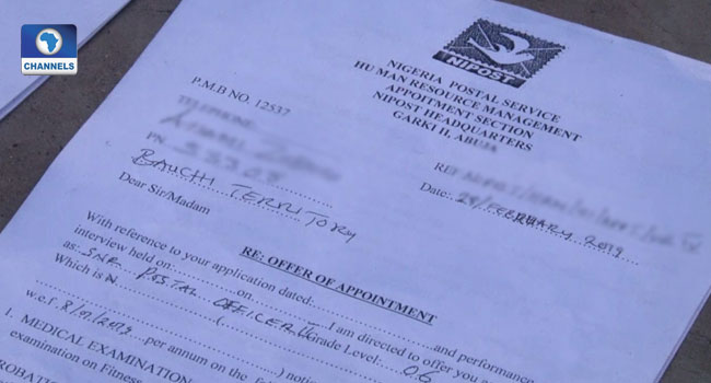 Documents allegedly forged by suspected forgery syndicates