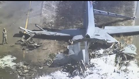 Cargo plane crashes