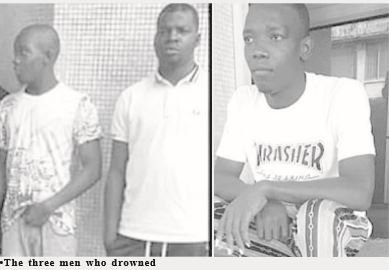 men drown while evading police