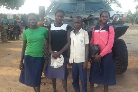 Rescued kaduna students