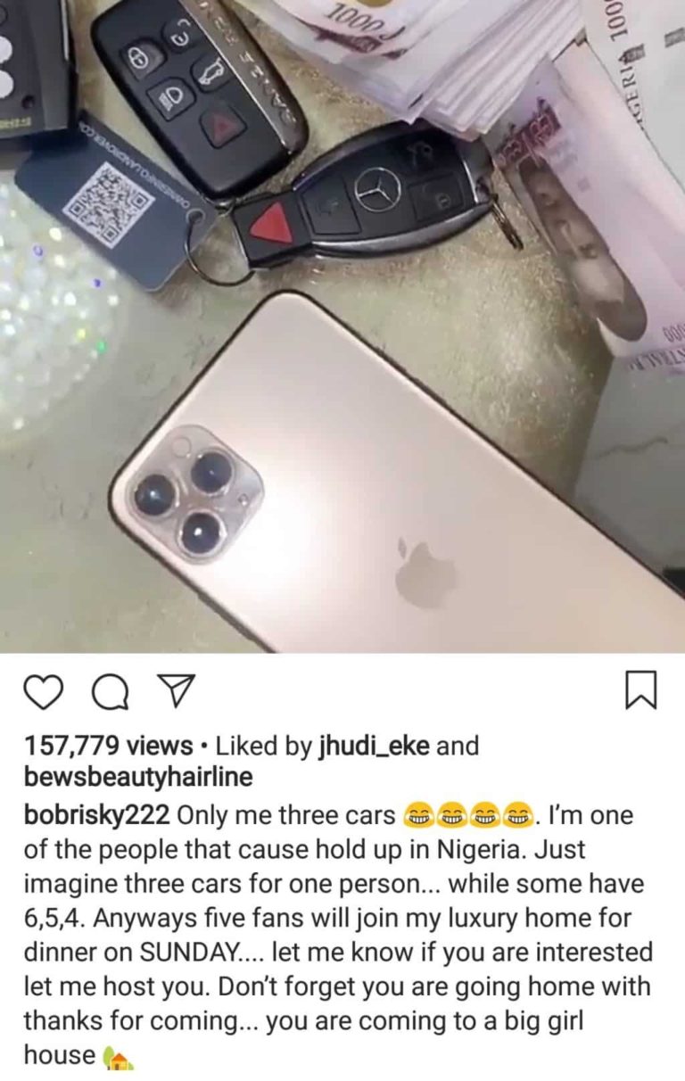 Bobrisky Exposed After Showing Off Firman Generator Remote As Lexus Car Key
