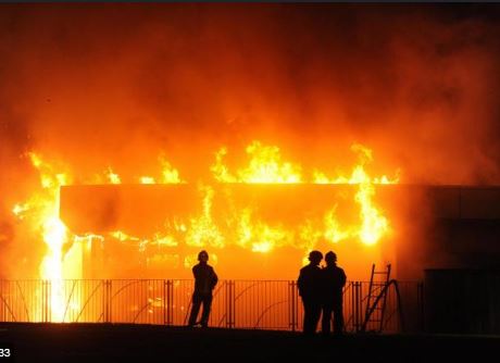 Fire scene