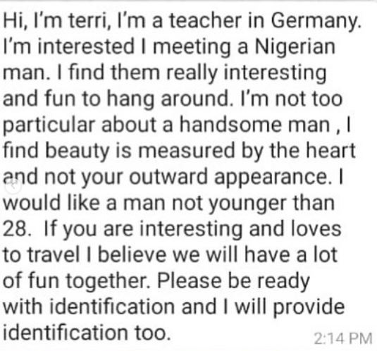 This Beautiful German Woman Wants To Marry A Nigerian Man