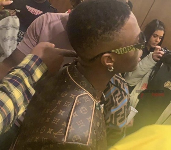 Wizkid Louis Vuitton jacket 