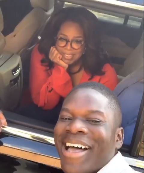 Oprah Winfrey buys phone for Nigerian boy
