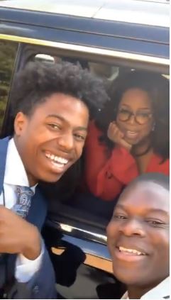 Oprah sends Nigerian boy phone