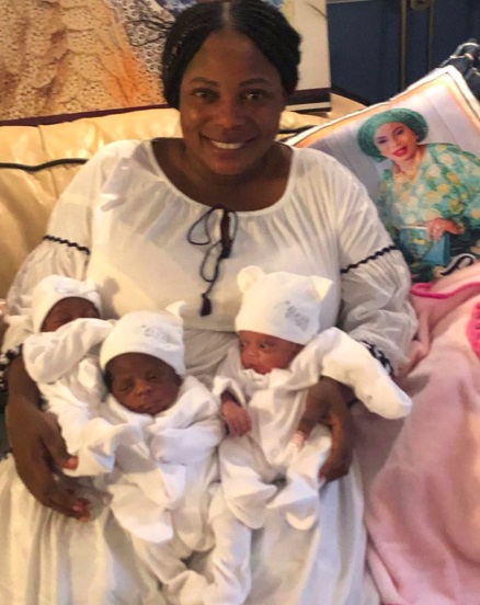 Nigerian woman gives birth to triplets