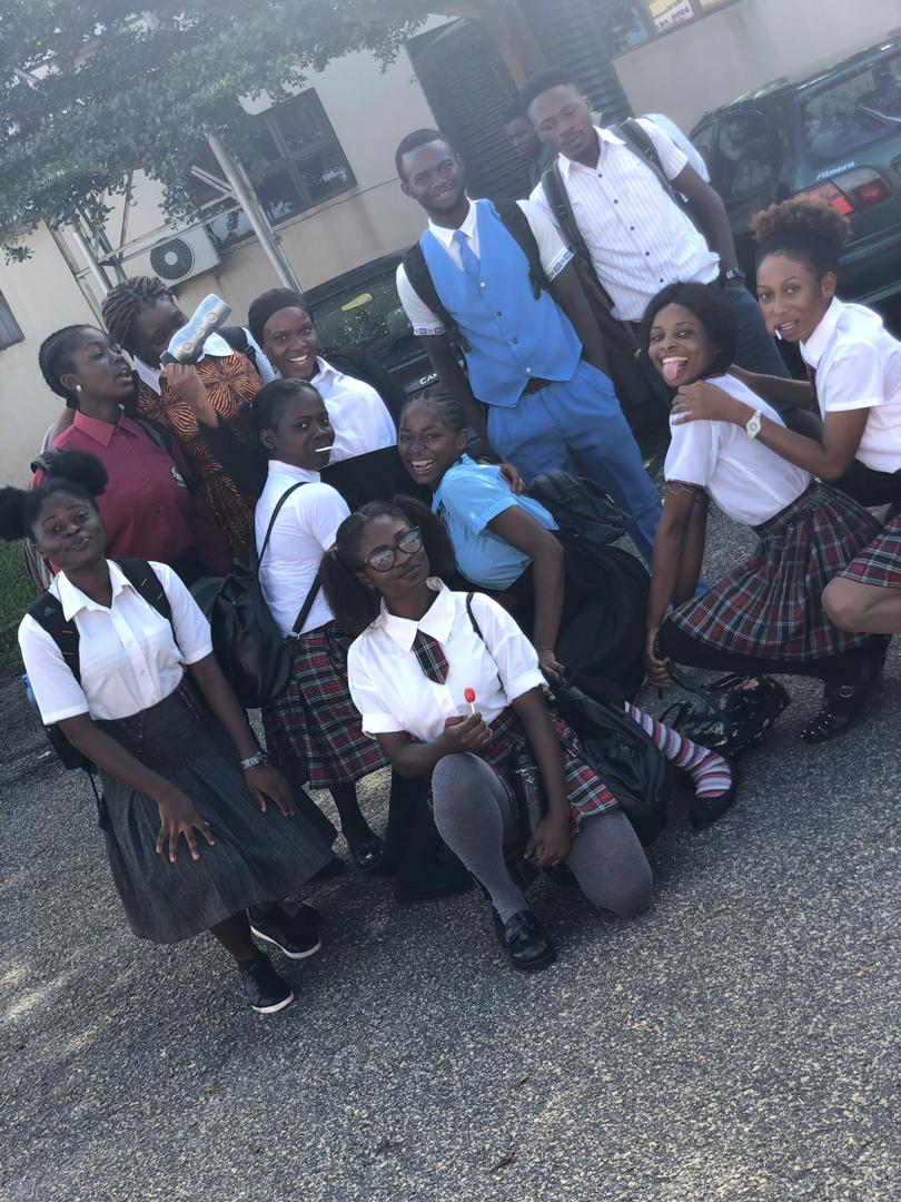 Futa students storm school in grand style