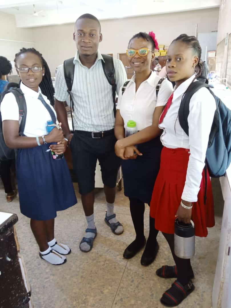 Futa students storm school in grand style