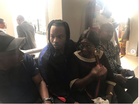Naira Marley, and mother