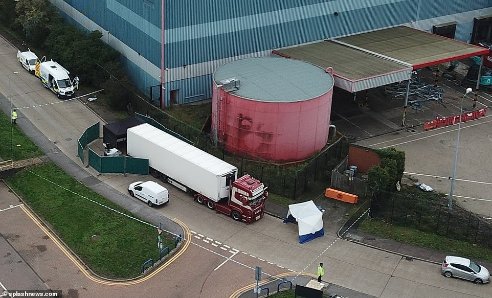 39 frozen bodies found inside trailer in the United Kingdom