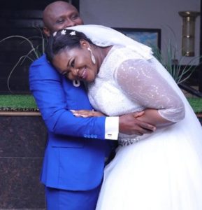 Roselyn Awuzie and husband
